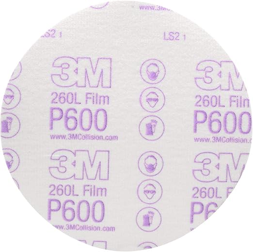 3M DISCO HOOKIT GOLD 6" GRANO 600 BLANCO (00971) (H)