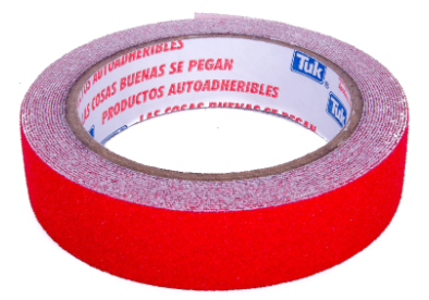 CINTA TUK ANTIDERRAPANTE ROJO 50MM x 4.57M (457008)