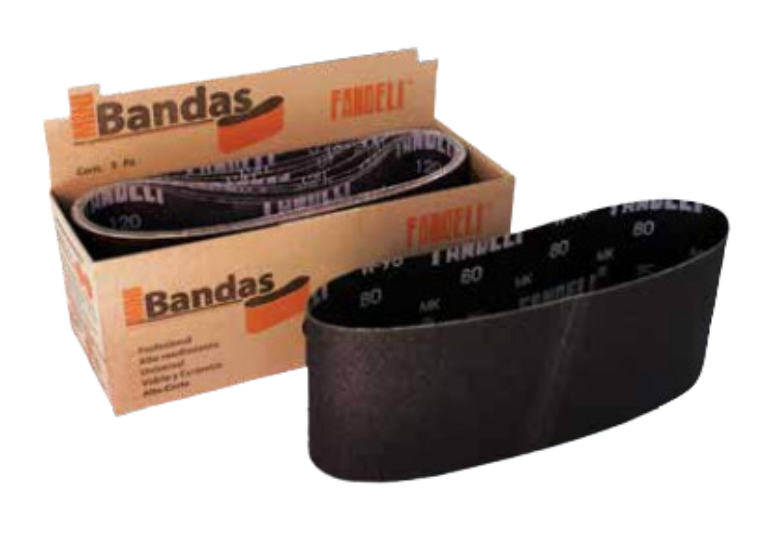 BANDA OXALUM FANDELI W-98 4"x24" GRANO 60 P/VIDRIO (04392)