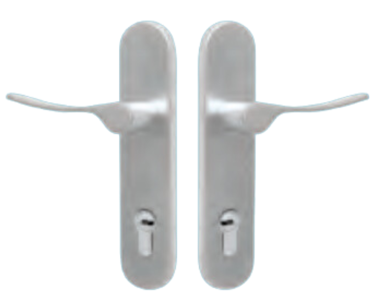 CERRADURA BARCELONA TESA RB100 ENTRADA MANIJA-MANIJA LATÓN ANTIGUO LLAVE-LLAVE (MX88804)