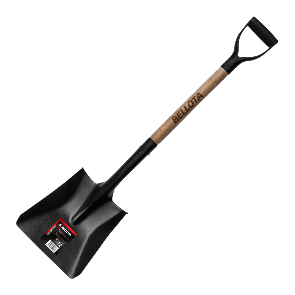 PALA CUADRADA BELLOTA MANGO PLÁSTICO (5583-2MP)