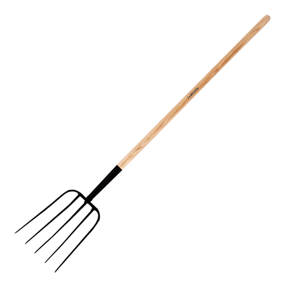 BIELDO BELLOTA 4 DIENTES REDONDOS LARGO P/PAJA (922-4ML)(79224ML)