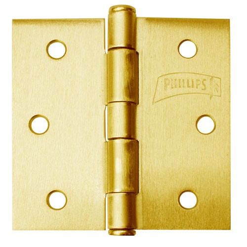 BISAGRA 930 CTP PHILLIPS 3"x3" LATÓN C/10PZ (MX3392)(H)