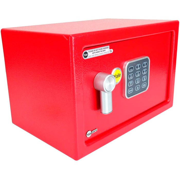 CAJA FUERTE YALE SMALL ROJA (MX89259)