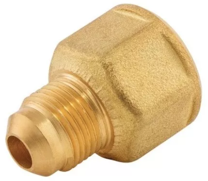 IUSA CAMPANA NIPLE LATÓN 1/2"FLARE x 3/8"NPT P/GAS (311982)(H)