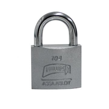 CANDADO HIERRO PHILLIPS 104 GANCHO CORTO (MX3406)(H)