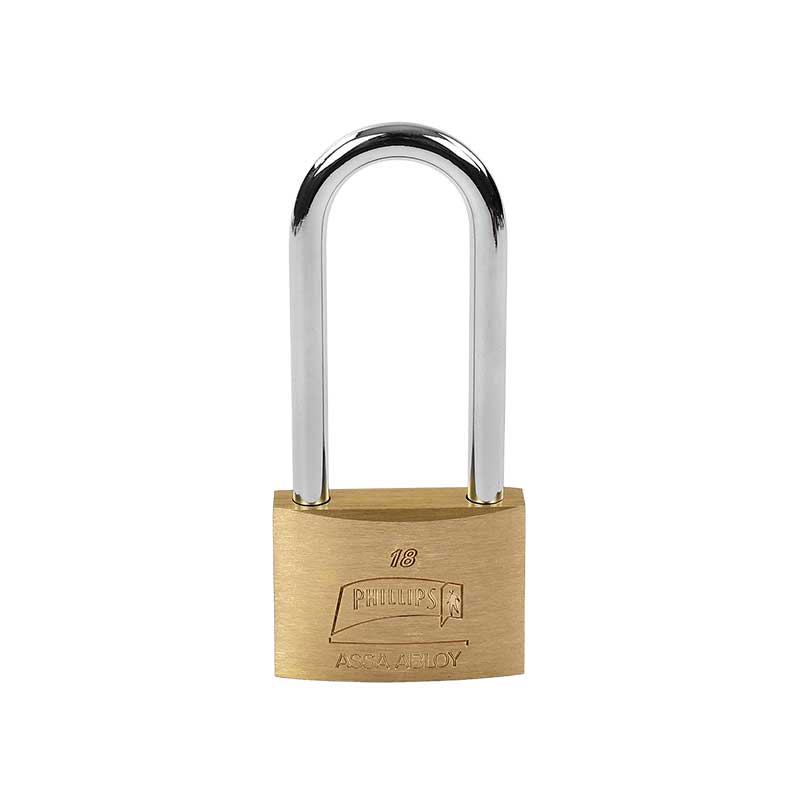 CANDADO PHILLIPS 18 GANCHO LATÓN LATÓN MACIZO (MX242)(H)