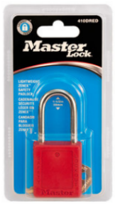 CANDADO MASTER DE BLOQUEO ROJO SEÑAL (410)(H)