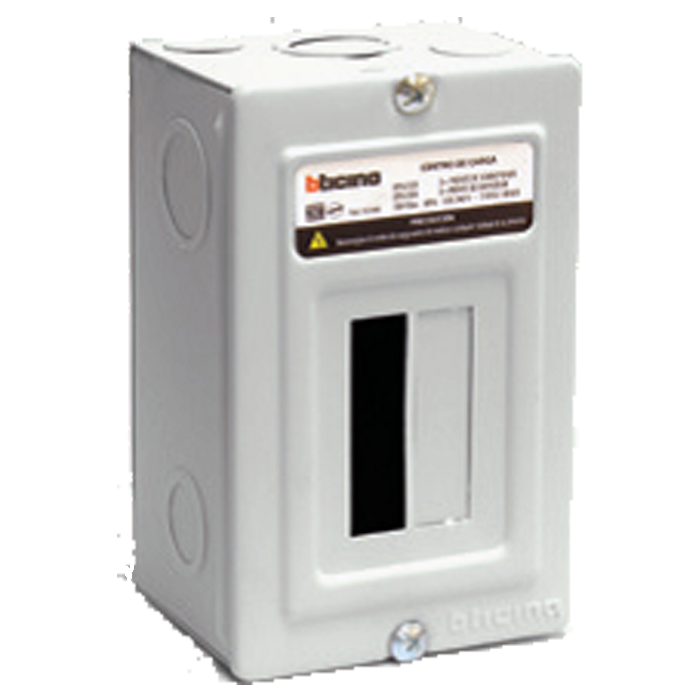 BTICINO CENTRO DE CARGA 2 POLOS SOBREPONER (BTN/2SN) (E)