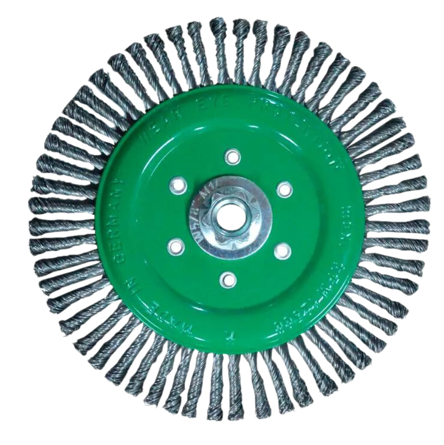 CEPILLO CIRCULAR AUSTROMEX ALAMBRE TRENZADO 7" X 1/4" (1585)(H)