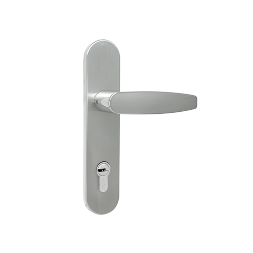 CERRADURA JEREZ TESA RB100 ENTRADA MANIJA-JALADERA DERECHA CROMO MATE LLAVE-LLAVE (MX85580)