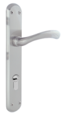 CERRADURA SUECIA TESA RB100 MANIJA-JALADERA DERECHA CROMO MATE LLAVE-LLAVE(MX84667)