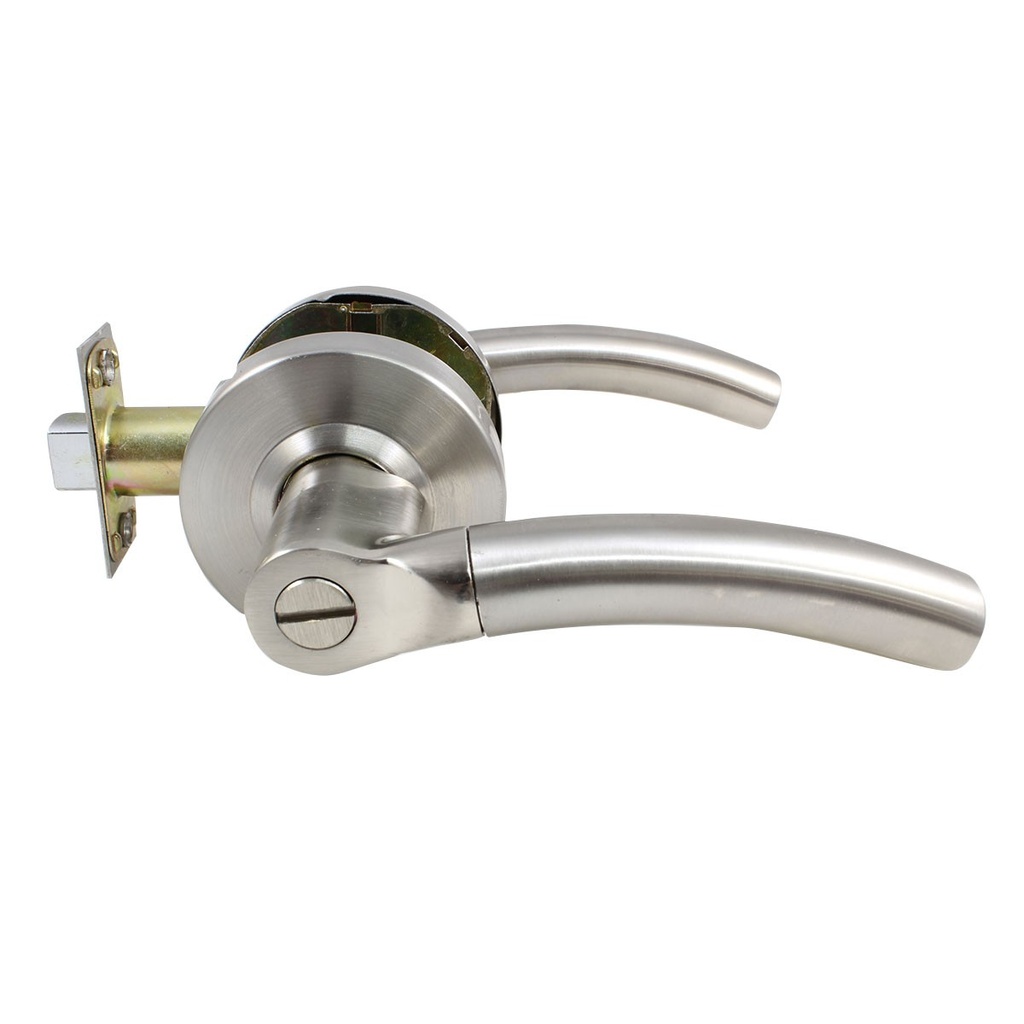 CERRADURA MANIJA VARESE YALE P/BAÑO ACERO INOXIDABLE (MX86033)
