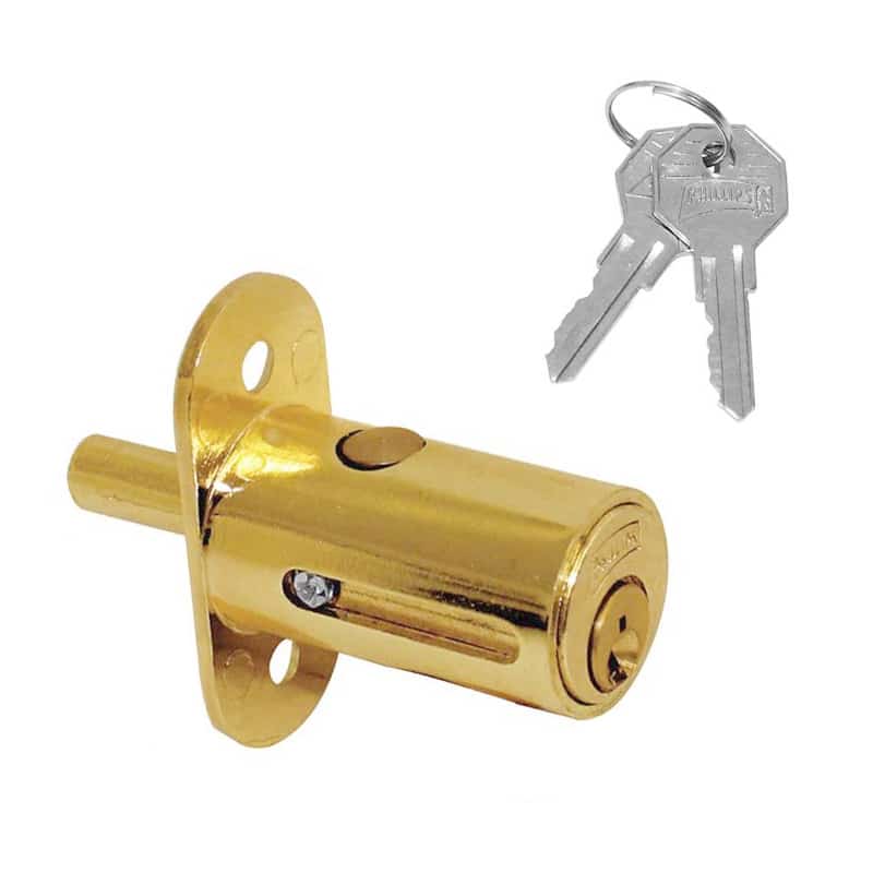 CERRADURA PHILLIPS 200 LATÓN P/MUEBLES (MX30)(H)
