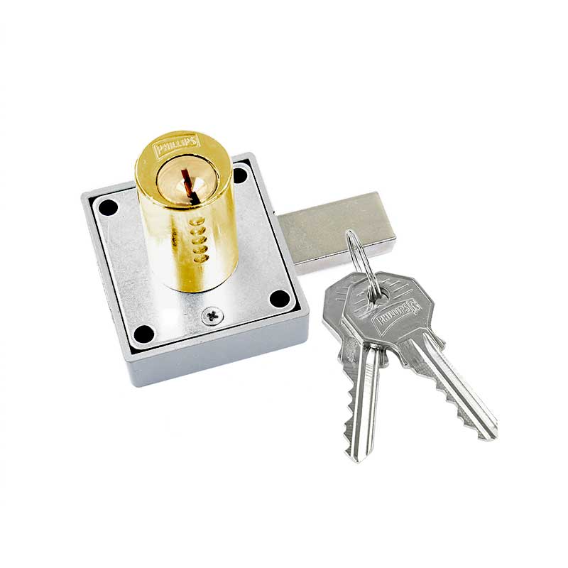 CERRADURA PHILLIPS 250 LATÓN P/MUEBLE (MX34)(H)