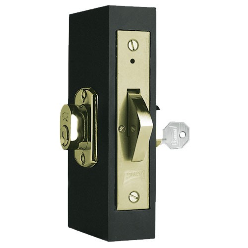 CERRADURA PHILLIPS 400 DOBLE CILINDRO CROMO P/PUERTA CORREDIZA (MX38)(H)