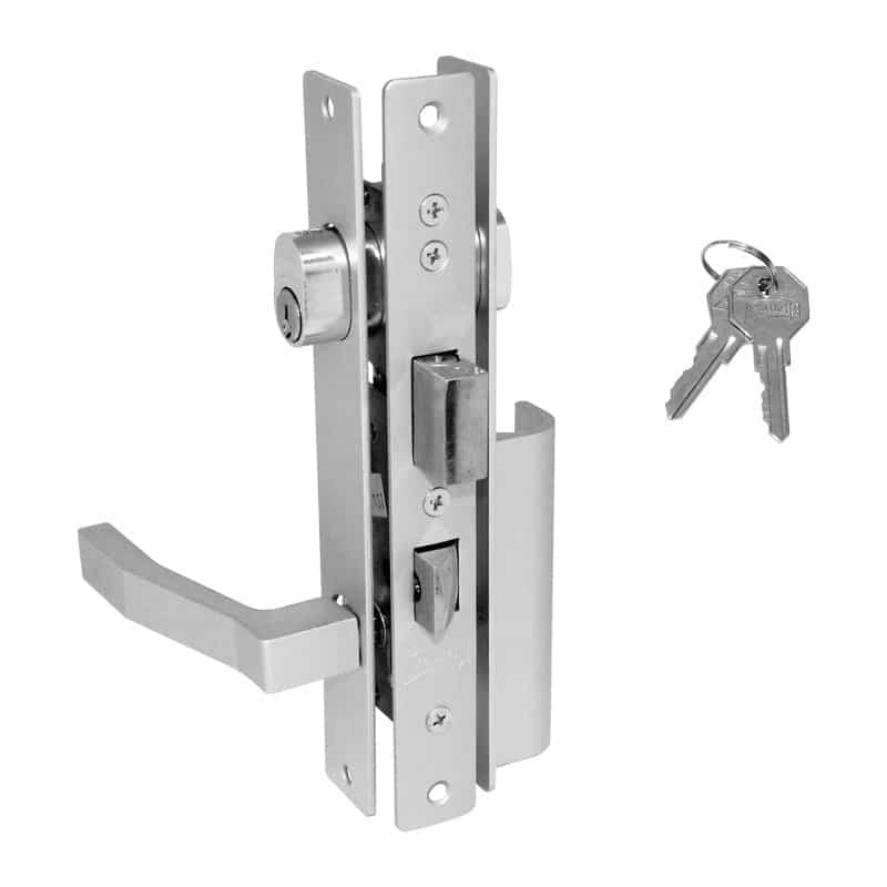 CERRADURA PHILLIPS 575 JALADERA-MANIJA NATURAL P/ALUMINIO (MX889)(H)