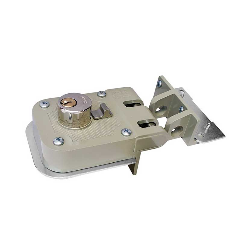 CERRADURA PHILLIPS 625 CLÁSICA DOBLE CILINDRO DERECHA BEIGE SOBREPONER (MX84)(H)