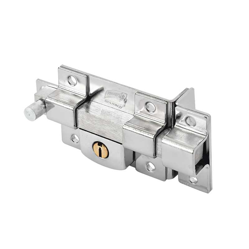 CERRADURA PHILLIPS 775 IZQUIERDA CROMO C/PICAPORTE (MX96)(H)