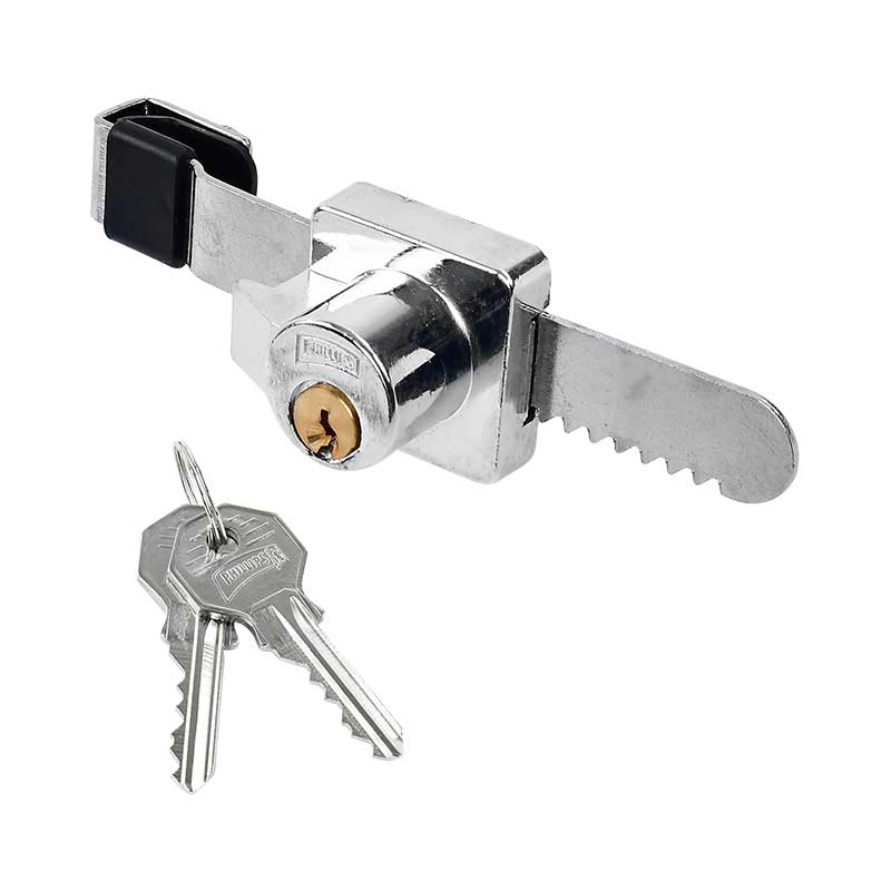 CERRADURA PHILLIPS 80 P/VITRINA CROMO (MX24)(H)