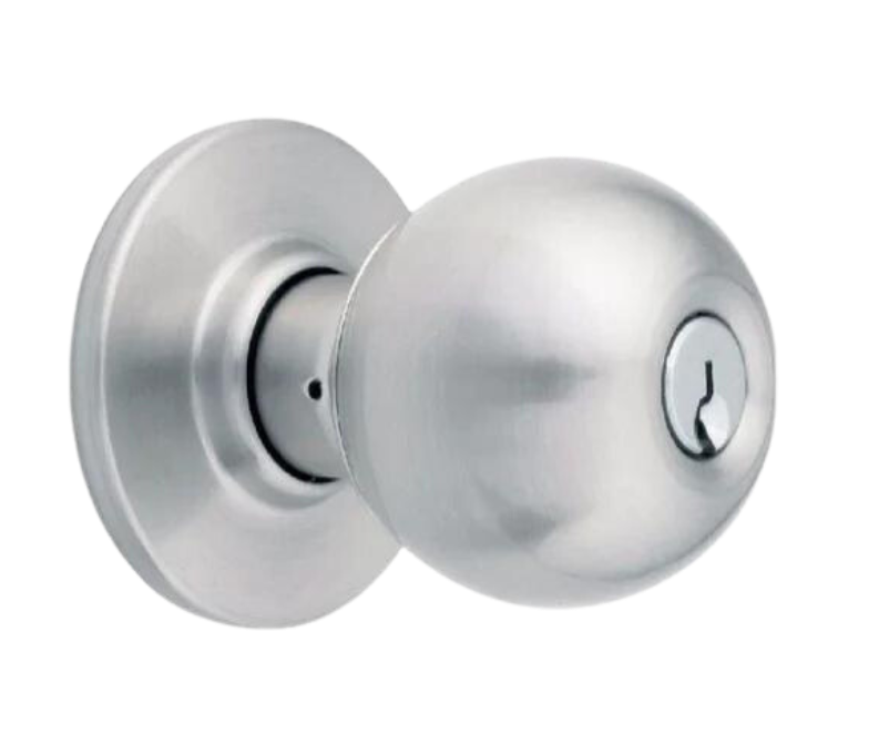 CERRADURA YALE BALL BAÑO NÍQUEL SATINADO (MX80012)