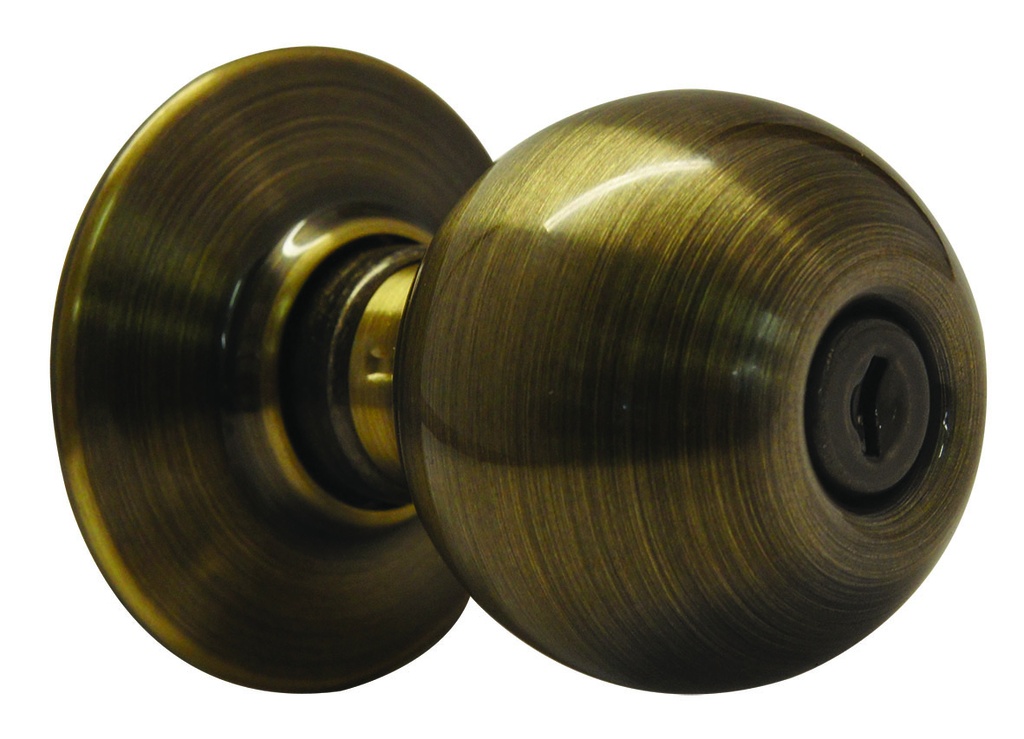 CERRADURA YALE BALL BAÑO LATÓN ANTIGUO (MX80020)