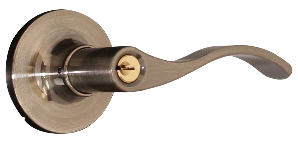 CERRADURA YALE HERMES BAÑO LATÓN ANTIGUO (MX85985)