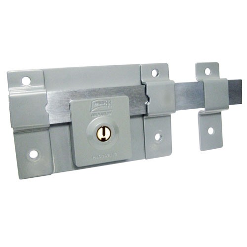 CERRADURA PHILLIPS 745 NATURAL PLACA SOLDABLE P/CORTINA SOBREPONER (MX414)(H)