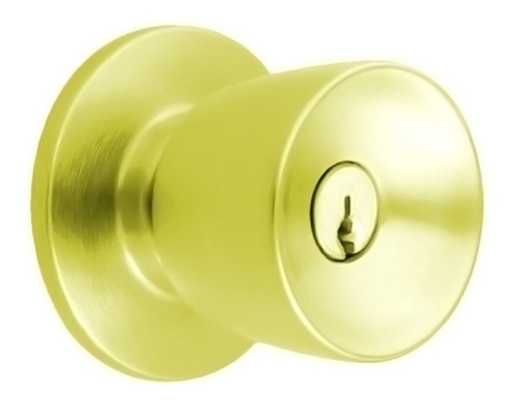 CERRADURA YALE TULIP RECÁMARA LATÓN BRILLANTE (MX80213)