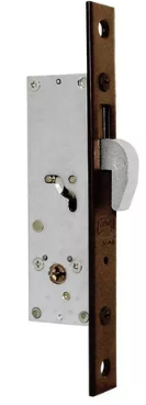 CERRADURA PHILLIPS X-455 LATÓN ANTIGUO LLAVE TETRA P/PUERTA CORREDIZA (MX1230)(H)