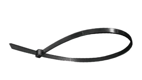 AKSI CINCHO DE PLÁSTICO NEGRO 150MM X 3.6MM C/100PZ (103011)(H)