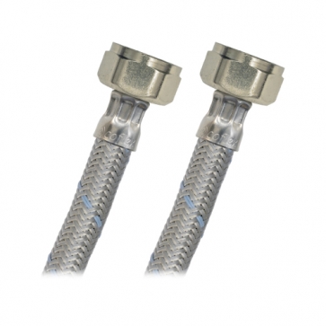 COFLEX MANGUERA ACERO BÁSICO P/FREGADERO 1/2"FIP x 1/2"FIP 1M (LL-A100)