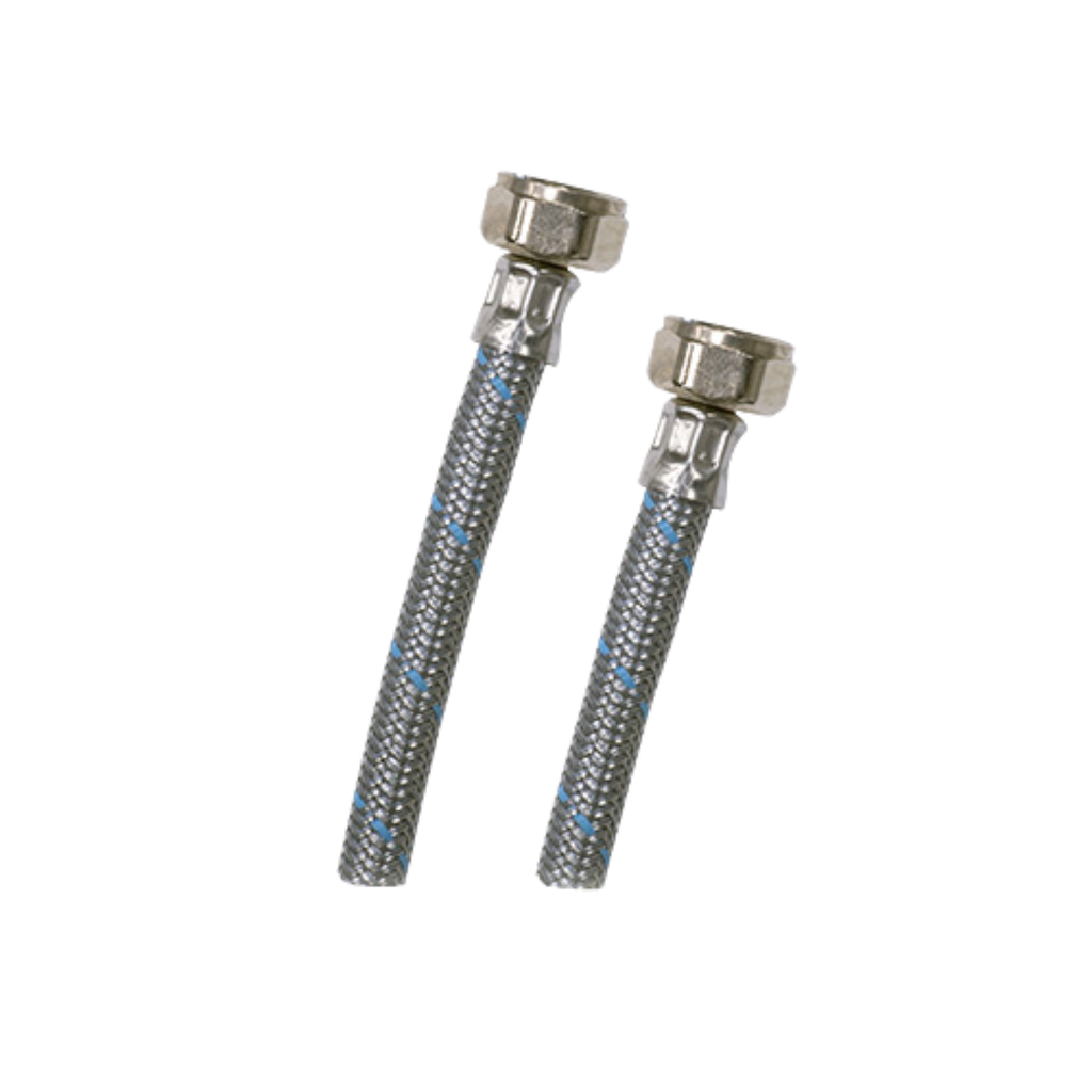 COFLEX MANGUERA ACERO BÁSICO P/SANITARIO 1/2"FIP x 7/8"FIP 35CM (LS-A35)