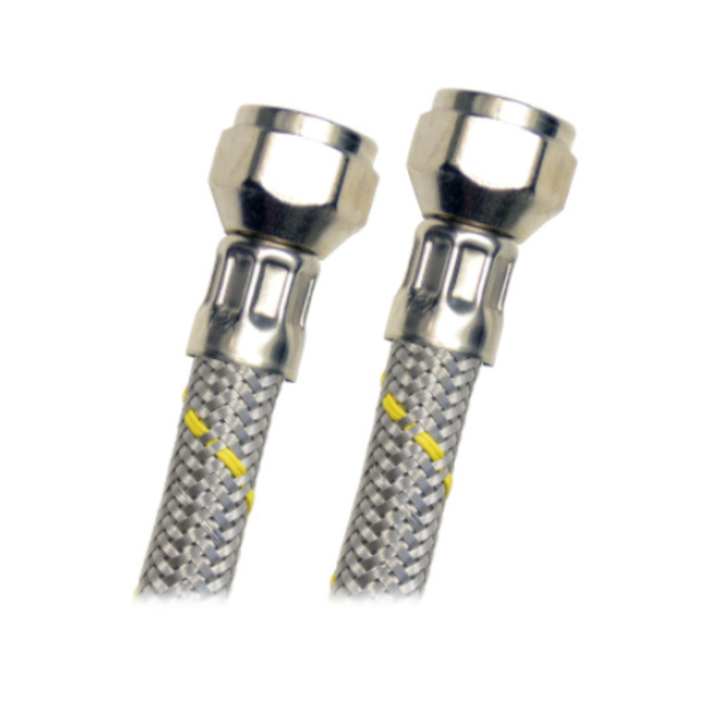 COFLEX MANGUERA ACERO P/GAS 3/8" FLARE x 3/8" FLARE 1.5M (AG-B150)
