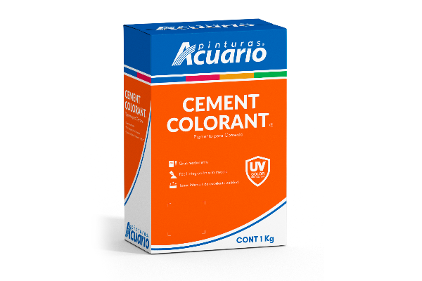 COLOR P/CEMENTO ACUARIO AMARILLO ÓXIDO 1KG (932)(E)