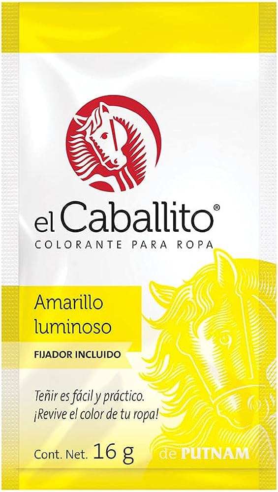 COLORANTE CABALLITO AMARILLO LUMINOSO 16GR (PZ033)(H)