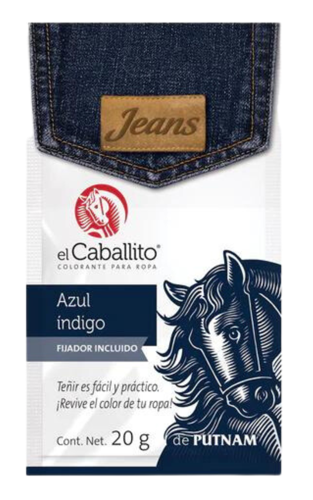 COLORANTE CABALLITO AZUL INDIGO 20GR (PZ040)(H)
