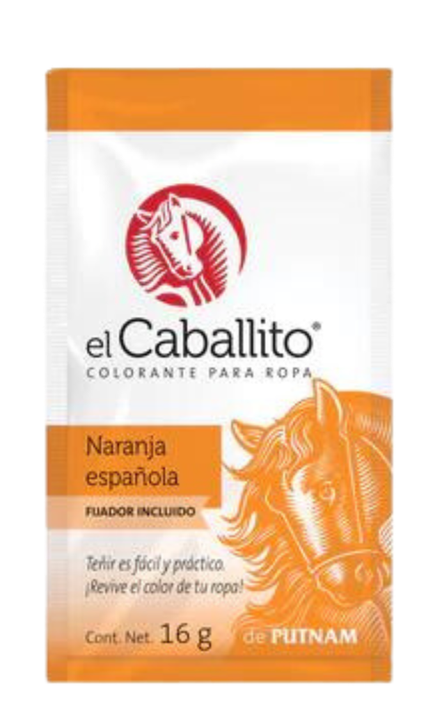 COLORANTE CABALLITO NARANJA ESPAÑOLA 16GR (PZ032)(H)