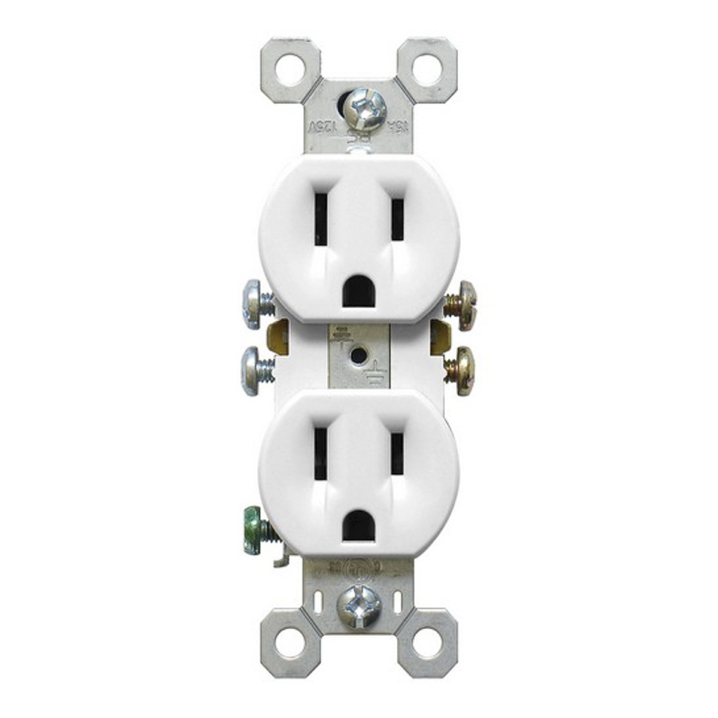 BTICINO CONTACTO DUPLEX LEGRAND 2P+T BLANCO (3232-W) (E)