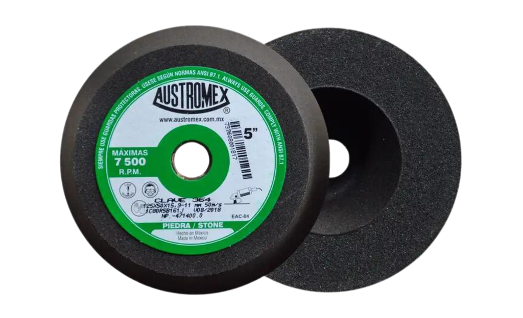 COPA ABRASIVA AUSTROMEX P/DESBASTE PIEDRA 5" P/B&D G80 (364)(H)