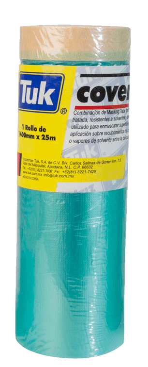 COVERSTIK TUK P/CUBRIR C/MASKING 140MM x 25M (410103)