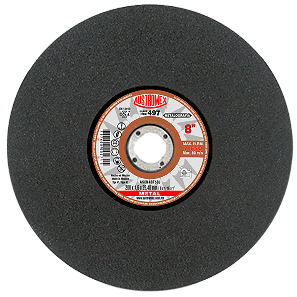 DISCO ESTACIONARIO AUSTROMEX P/CORTE METAL 8" (497)(H)