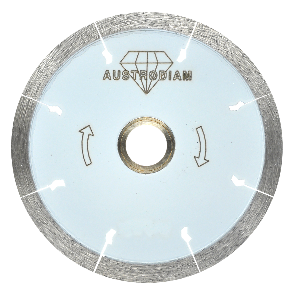 DISCO DIAMANTE AUSTROMEX RIN CONTINUO P/PORCELANATO 4-1/2" PLATA (2161)(H)
