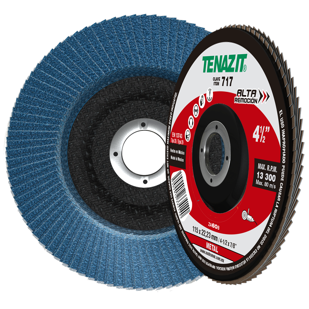 DISCO LAMINADO AUSTROMEX 4-1/2" GRANO 60 (717) (H)