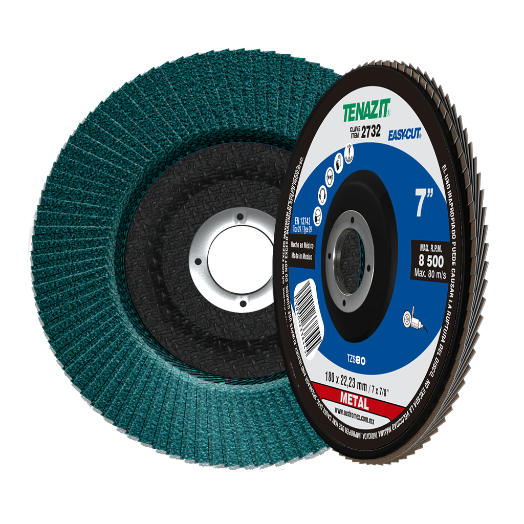 DISCO LAMINADO AUSTROMEX EASY CUT 7" GRANO 80 (2732)(H)