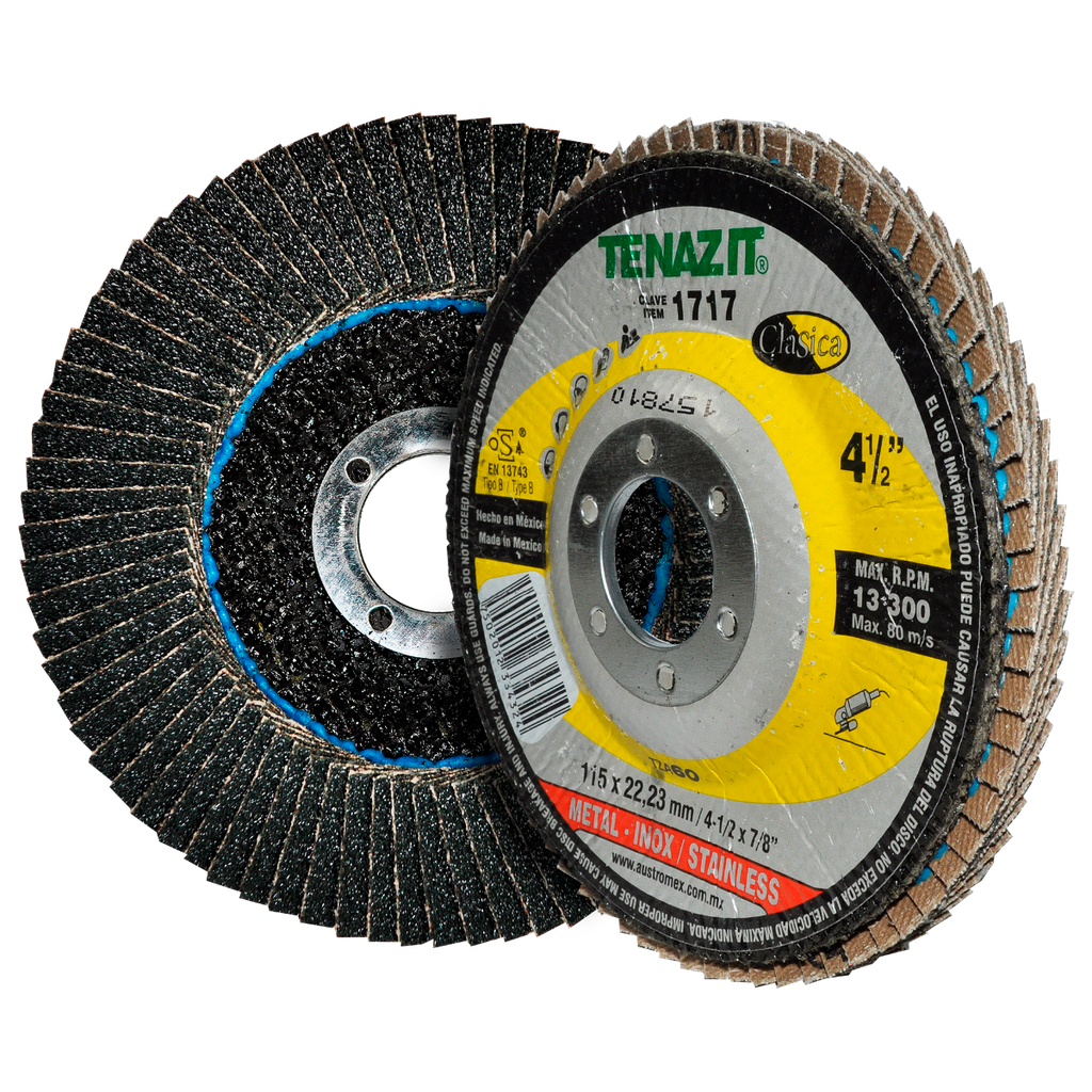 DISCO LAMINADO AUSTROMEX TZA 4-1/2" GRANO 60 (1717)(H)