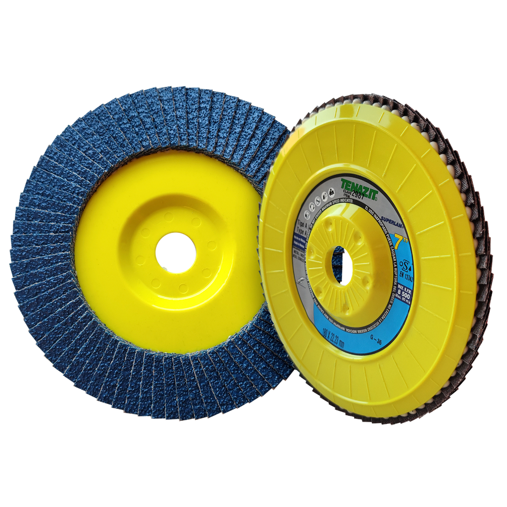 DISCO LAMINADO S/ROSCA AUSTROMEX SUPERLAM 7" GRANO 36 (2987)(H)