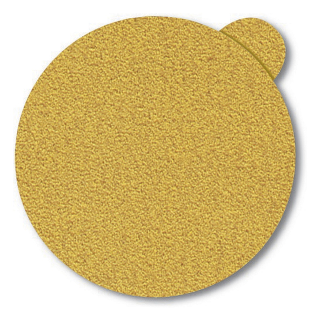 DISCO C/VELCRO 5" FANDELI A080 CIEGO GRANO 80 AMARILLO (07703)(H)