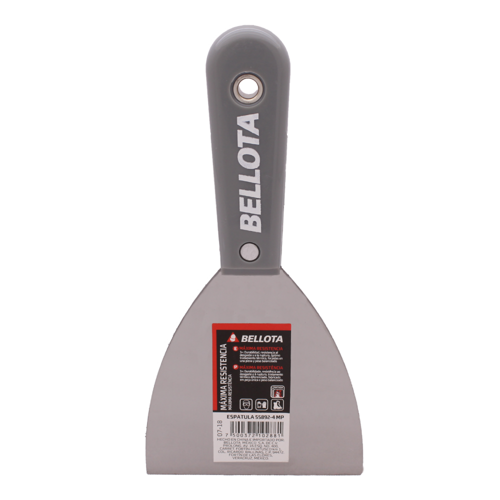 ESPÁTULA FLEXIBLE BELLOTA 6" MANGO PLÁSTICO (558926)(7558926)