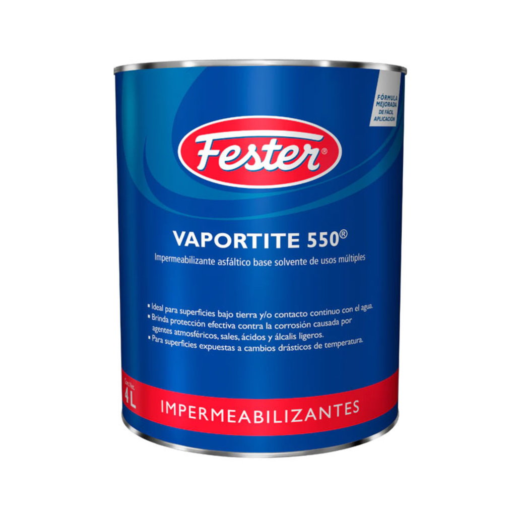 FESTER VAPORTITE IMPERMEABILIZANTE ASFÁLTICO 550 4LT